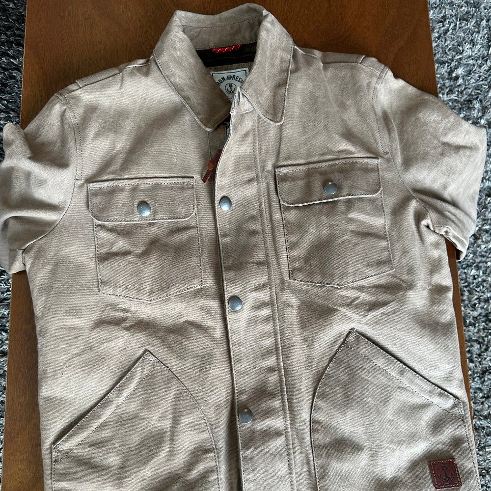 Iron and Resin Cruiser Jacket in Field Tan